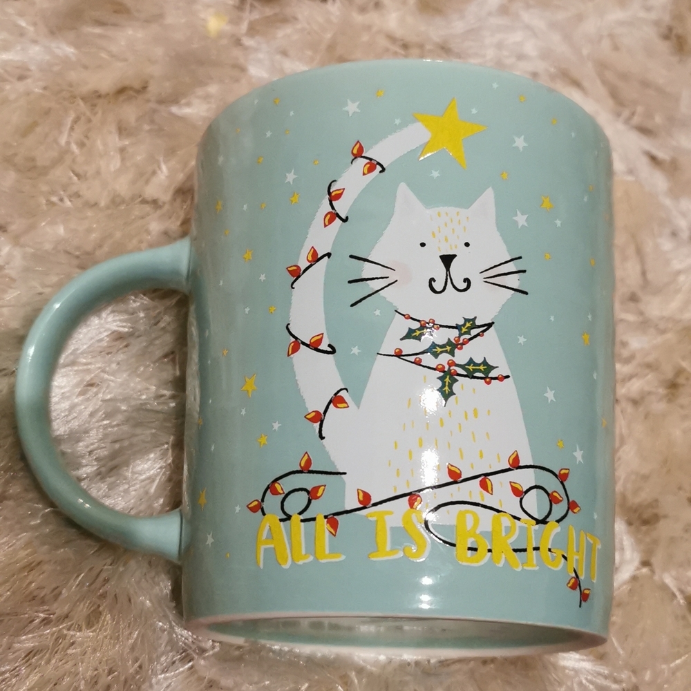Prima Design Holiday Cat mug